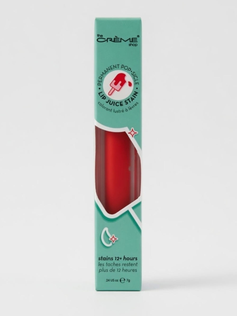 The Crème Shop Popsicle Lip Juice Stain — Red Long-Wear Tint